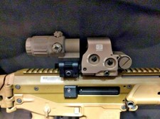 Reflex Red Green Dot EXPS3-2 Scope Magnifier 3X G33-STS Tan Airsoft Softair Logo