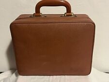 ANTICA VALIGETTA IN PELLE VINTAGE PICCOLA VALIGIA EPOCA CONTENITORE 28x22x10cm