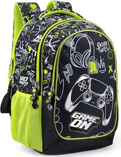 Zaino Scuola Elementare Bambini 43X33X15 Cm – Multitasche, Schienale Ergonomico,