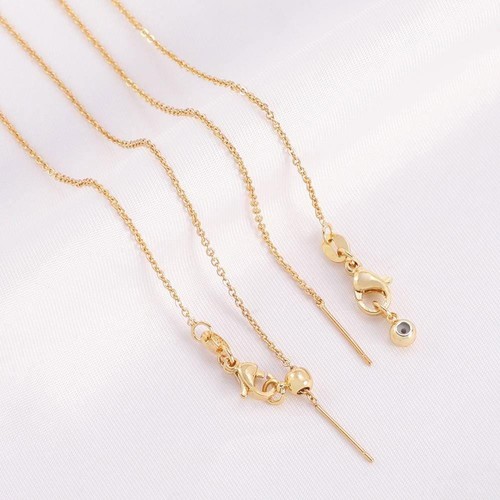 Collana catena cavo - , placcata