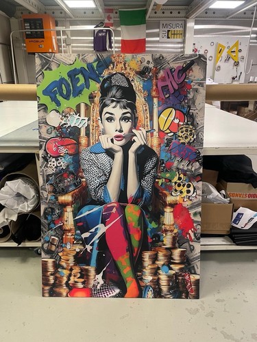 Quadro tela audrey hepburn - su,