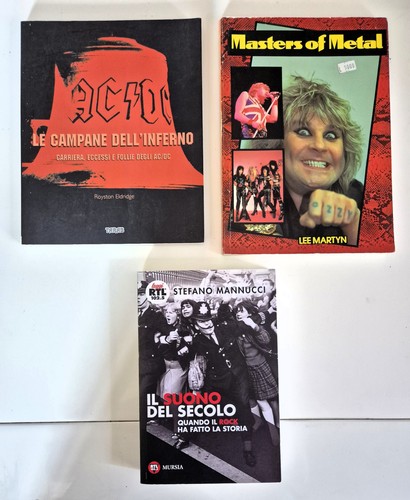 Lotto libri rock metal - libri,