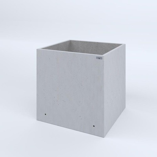 Fioriere cemento lisce cubo - lisce,