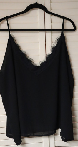 Top cami boohoo - top, pizzo