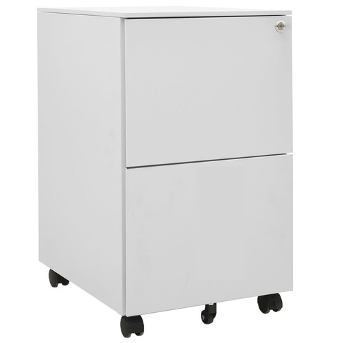 Vidaxl schedario mobile grigio - vidaxl,