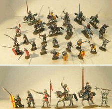 LATE MEDIEVAL KNIGHTS painted