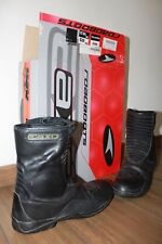 stivali moto uomo neri in pelle. AXO RH3 BOOTS. Tg 45. Usati, ottime condizioni.