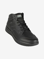 Grisport Polacco Uomo con Lacci in Pelle, Linea Active - Colore : Nero