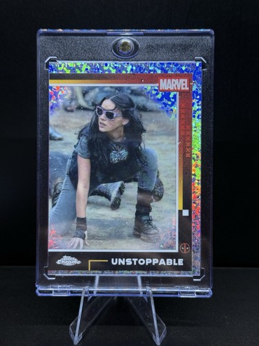 Scheda topps chrome - chrome, marvel