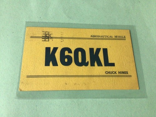 Vintage qsl radio - vintage,