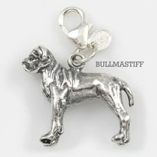 Bullmastiff Dog Charm 3-d