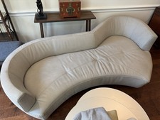 Roche Bobois Light Gray Curved