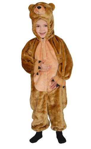 Costume orsetto bruno bambino - bruno,
