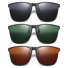 3 Pezzi Clip Occhiali Da Sole
