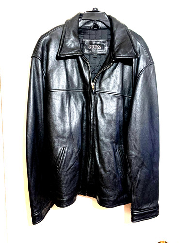Giacca uomo guess vera pelle - guess,