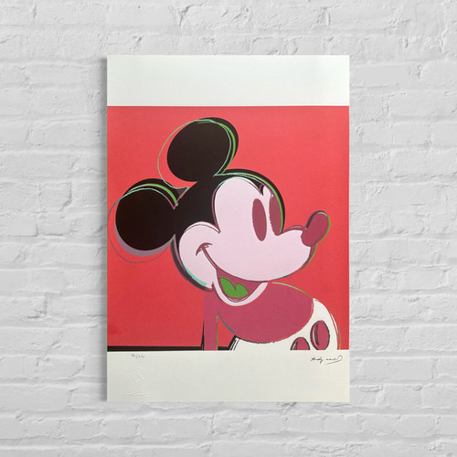 Andy warhol topolino rosso - warhol,