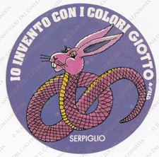 SERPIGLIO Io invento con i Colori GIOTTO FILA adesivo pubblicitario