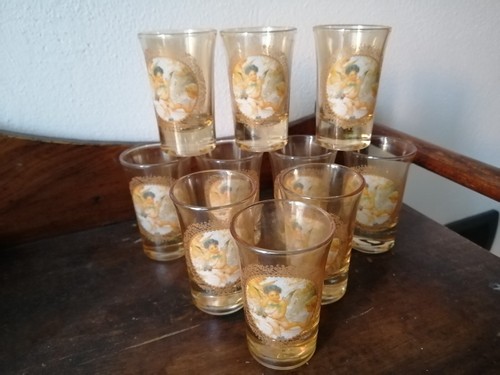 Bicchieri liquore vintage - liquore,