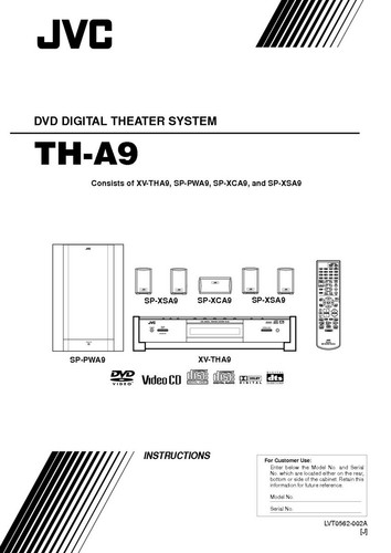 Jvc tha9 sistema - xv-tha9,