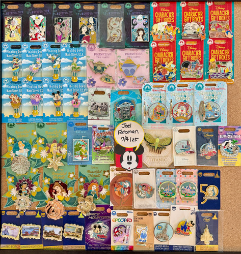 Disney park pins 2022 - disney,
