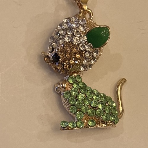 Collana con ciondolo topo - , 3d
