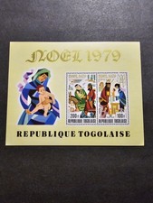 Timbro Togo Natale Quadri