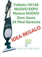 ASPIRAPOLVERE FOLLETTO VK140 EXPO NUOVO FIERISTICO ORIGINALE VORWERK 24M GARANZI