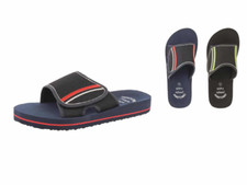 DE FONSECA CIABATTE MARE PISCINA SPIAGGIA UOMO BLU NERO STRAPPO AMALFI MB59