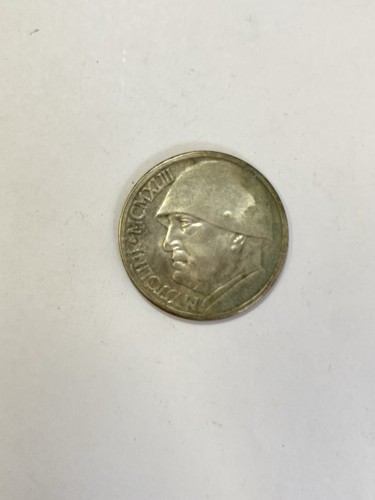 Lire 1928 elmetto - elmetto, argento