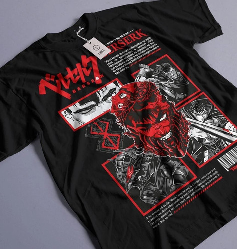 Shirt anime berserk guts - t-shirt,