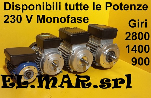 Motore elettrico monofase - elettrico,