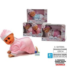 BAMBOLA BEBE' GATTONA CON