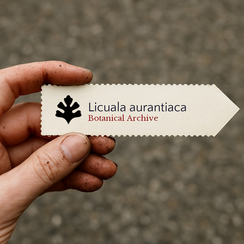 Licuala aurantiaca seeds - aurantiaca,