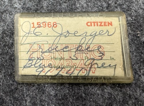 Vintage 1943 california - vintage,