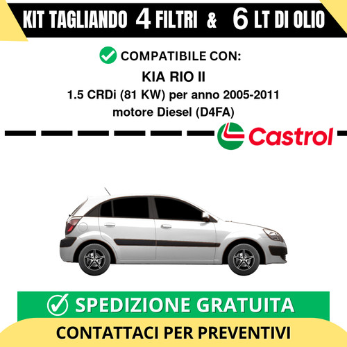 Tagliando per kia rio 5 - kia, ii