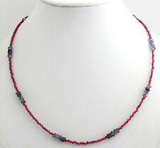 Granato E Iolite Collana