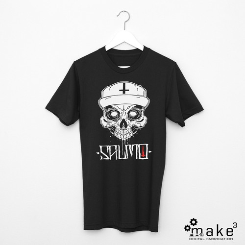 Shirt salmo musica rap - t-shirt, (musica