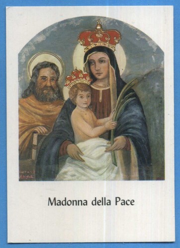 Santino madonna della pace - della,