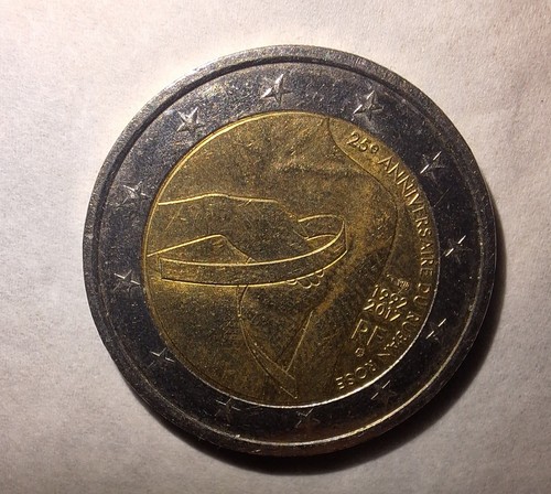 Pièce euros rare 25 - euros, ème