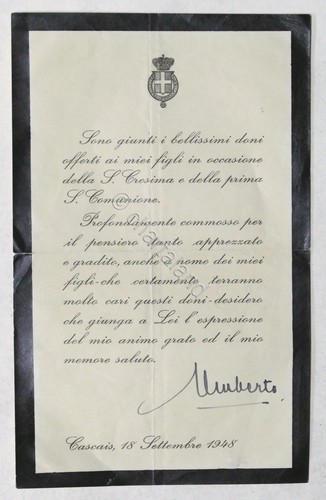 Lettera ringraziamento con - lettera, di
