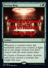 MTG BOXING RING EXC - RING DI PUGILATO - NCC IT - MAGIC