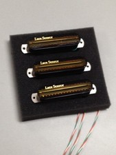 Set visionari fumè trasparente sensore pizzo oro per Strat, firmato Jeff Lace