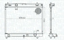 RADIATORE ACQUA MOTORE TOYOTA YARIS (P9)