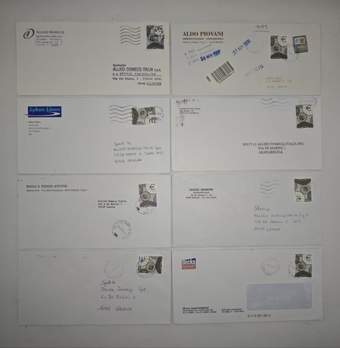 Lotto buste viaggiate - lotto, 8