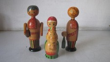 BAMBOLE/MATRIOSKE IN LEGNO - ARTIGIANATO SOVIETICO VINTAGE ANNI 60