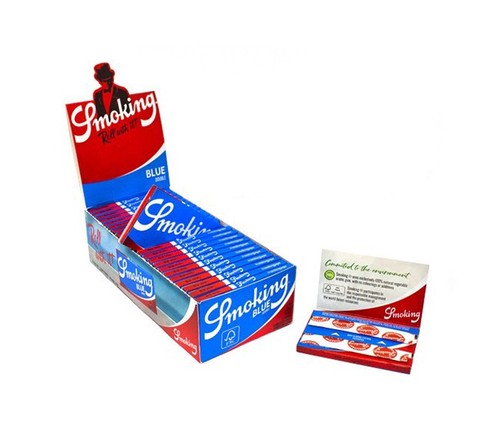 Cartine smoking blu doppia - smoking,