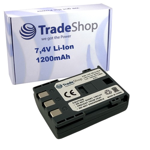 Batteria 1200mah per canon - batteria,