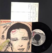 IVAN CATTANEO LA SEGRETARIA HA...+1 discoteca di RADIO MONTECARLO 77 con scheda