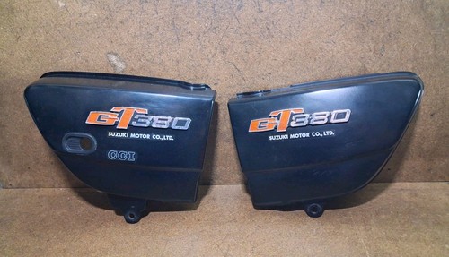 Suzuki 380 side covers - suzuki,