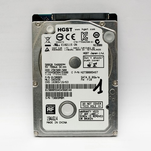 Hgst hts545050a7e680 500gb - hgst,